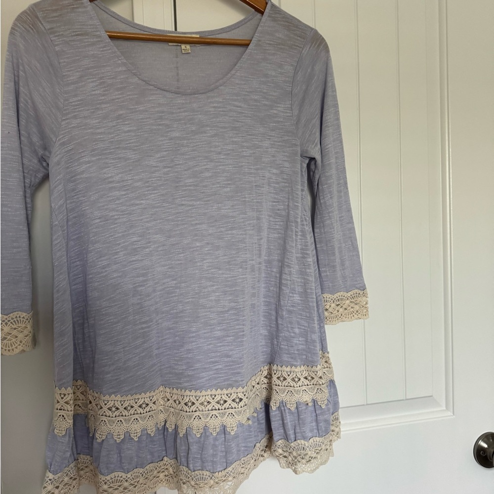 UMGEE Lace Trim Women's Top